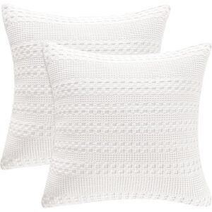 PHF Design Meets Comfort,100%Cotton, Pillowcase, white, size 26"x26" 2 pieces